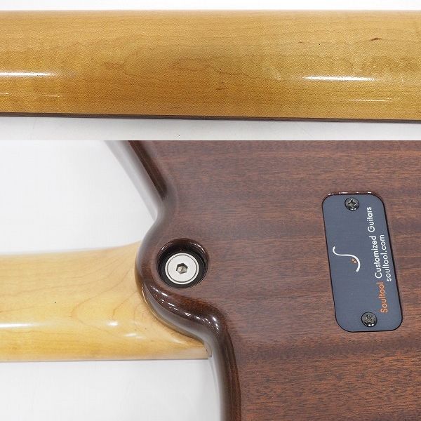 実際に弊社で買取させて頂いた★Soultool Customized Guitars/ソウルトゥール エレキギター24フレット セミハードケース付の画像 8枚目