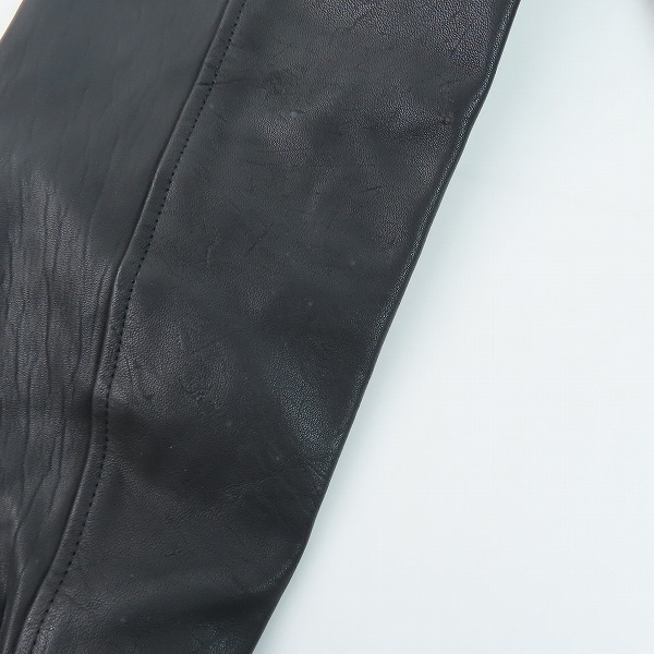 実際に弊社で買取させて頂いたMIHARAYASUHIRO/ミハラヤスヒロ 袖レザー スタジャン 41161284/48の画像 7枚目