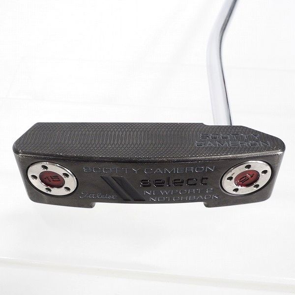 実際に弊社で買取させて頂いたSCOTTY CAMERON/スコッティキャメロン SELECT NEWPORT 2 NOTCHBACK/セレクト ニューポート2 パター 33.125インチ HC付の画像 4枚目