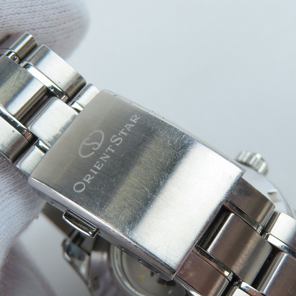実際に弊社で買取させて頂いたORIENT STAR/オリエントスター パワーリザーブ 自動巻き腕時計 F6R4-UAA0の画像 6枚目