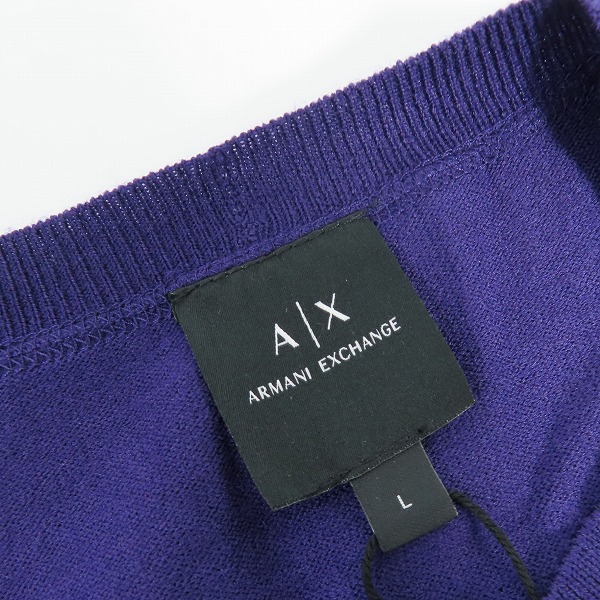 実際に弊社で買取させて頂いた【未使用】ARMANI EXCHANGE/アルマーニエクスチェンジ  セーター 6GZM4F ZMK9Z/Lの画像 2枚目