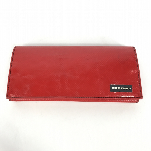 実際に弊社で買取させて頂いたFREITAG/フライターグ F555 CAROLINE/キャロライン 二つ折り長財布 レッド