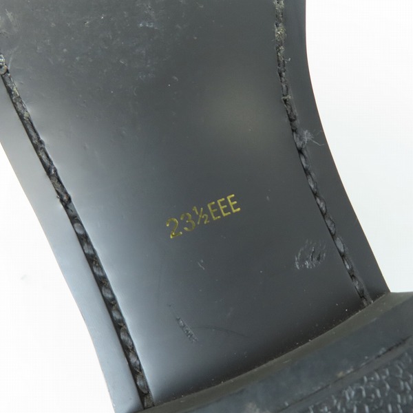 実際に弊社で買取させて頂いたREGAL/リーガル ホースビット レザー ローファー/シューズ ブラック Y064/23.5の画像 6枚目