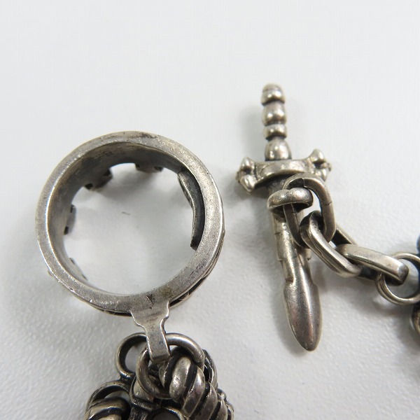 実際に弊社で買取させて頂いたLEATHERS&TREASURES/レザーズ＆トレジャーズ クラウン ブレスレットの画像 3枚目