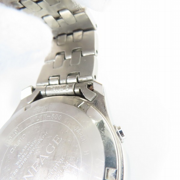 実際に弊社で買取させて頂いたCASIO/カシオ WAVE CEPTOR/ウェーブセプター LINEAGE/リニエージ LIW-600の画像 6枚目