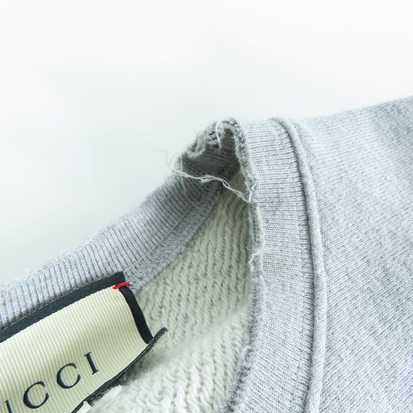 実際に弊社で買取させて頂いた【JPタグ】GUCCI×Paramount/グッチ×パラマウント ロゴ オーバーサイズ スウェットシャツ トレーナー 475373 X3P79/Sの画像 8枚目
