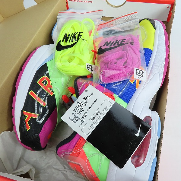 実際に弊社で買取させて頂いたNIKE×ATMOS/ナイキ×アトモス AIR MAX2 LIGHT QS/エア マックス2 ライト クイックストライク BV7406-001/26の画像 7枚目