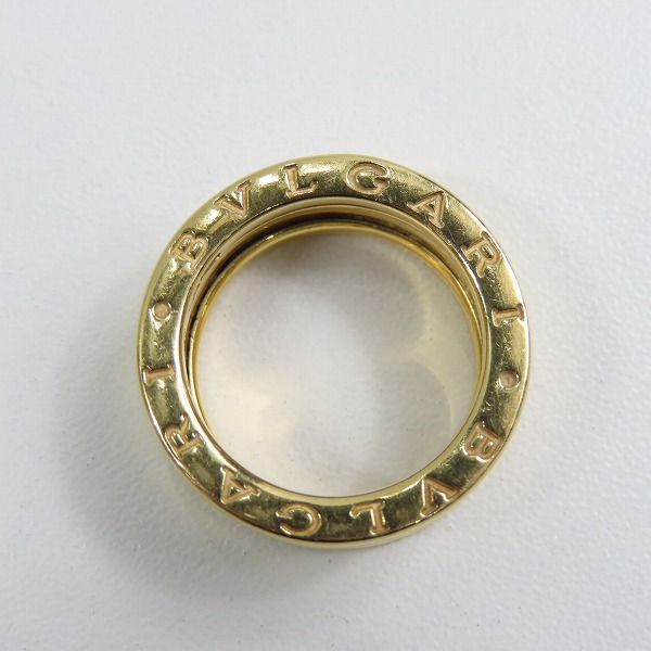 実際に弊社で買取させて頂いたBVLGARI/ブルガリ 750/K18YG/イエローゴールド B-ZERO1/ビーゼロワン リング/指輪 53/12号の画像 1枚目
