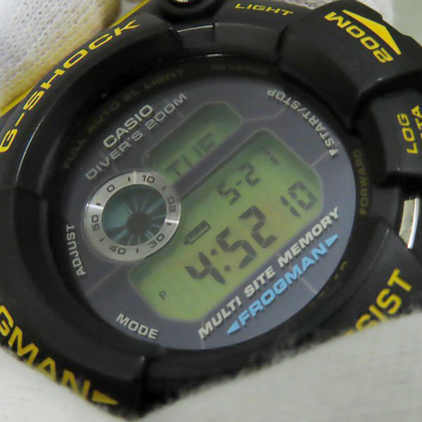 実際に弊社で買取させて頂いたG-SHOCK/Gショック 第4回イルクジ FROGMAN/フロッグマン タフソーラー GW-204K-9の画像 4枚目