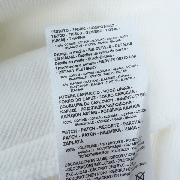 実際に弊社で買取させて頂いたARMANI EXCHANGE/アルマーニエクスチェンジ ジップアップ パーカー 6KZMLY ZJ4XZ/Lの画像 4枚目