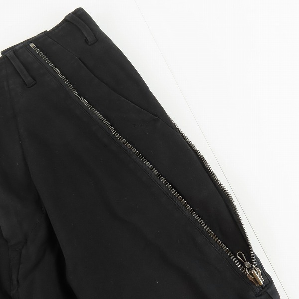 実際に弊社で買取させて頂いたJULIUS/ユリウス 17SS MOLESKIN TWISTED FLIGHT PANTS/モールスキン ツイスト フライト ジップ パンツ 567PAM1/1の画像 6枚目