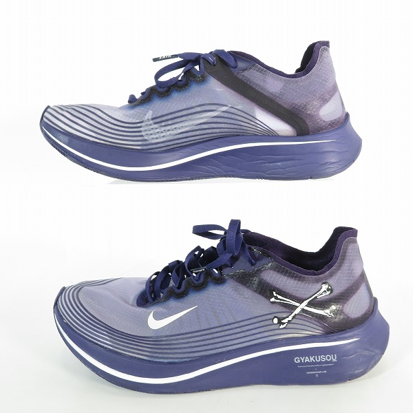 実際に弊社で買取させて頂いたNIKE×UNDERCOVER LAB/ナイキ×アンダーカバー ZOOM FLY SP GYAKUSOU/ズーム フライ AR4349-500/26.5の画像 3枚目