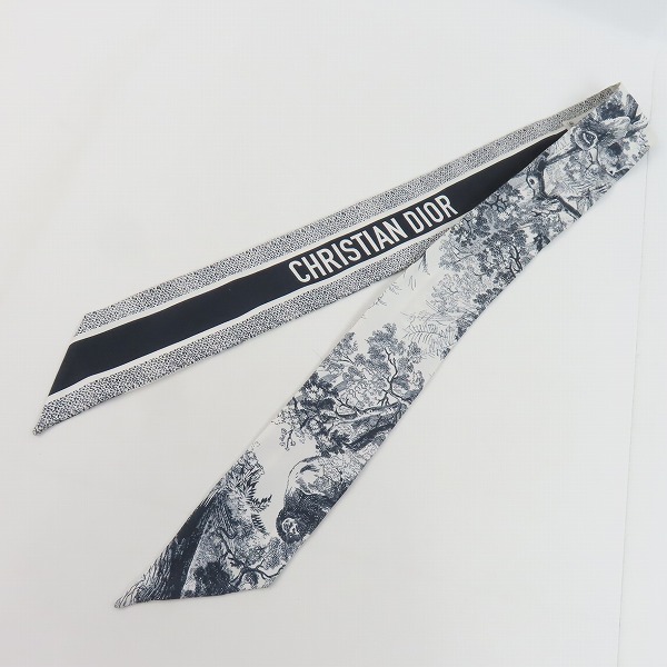 実際に弊社で買取させて頂いたChristian Dior/クリスチャン ディオール シルク スカーフ ミッツァ 15JOU106I602の画像 6枚目