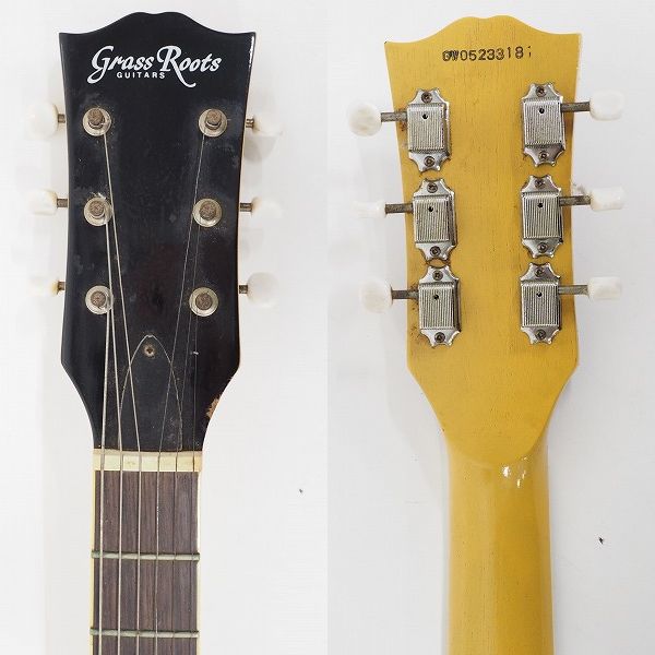 実際に弊社で買取させて頂いた★【使用感有り】GrassRoots/グラスルーツ レスポールスペシャルType TVイエロー エレキギターの画像 2枚目