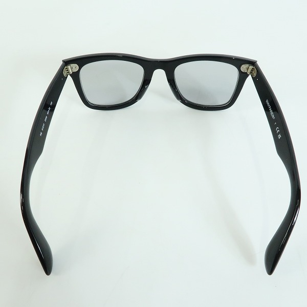 実際に弊社で買取させて頂いたRay-Ban/レイバン WAYFARER/ウェイファーラー メガネフレーム アイウェア RB5121F 2000の画像 3枚目