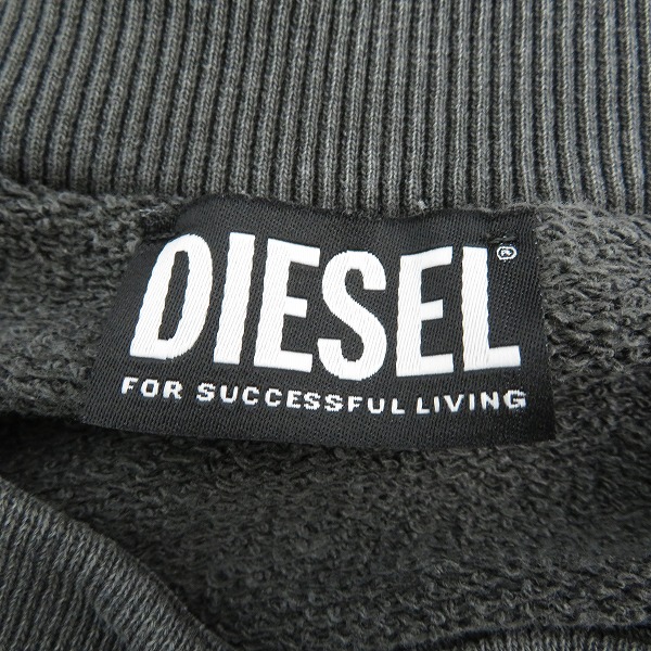 実際に弊社で買取させて頂いたDIESEL/ディーゼル クルーネック スウェット XLの画像 2枚目