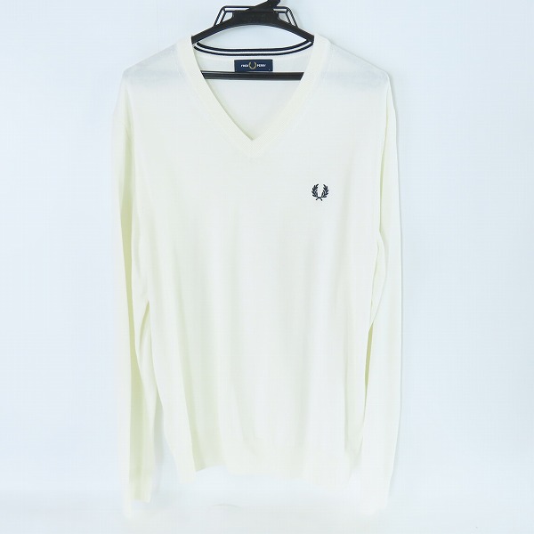 実際に弊社で買取させて頂いたFRED PERRY/フレッドペリー セーター ホワイト K5522/L