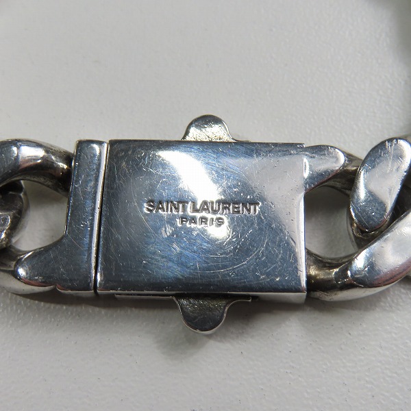 実際に弊社で買取させて頂いたSaint Laurent/サンローラン 喜平チェーン ブレスレットの画像 1枚目