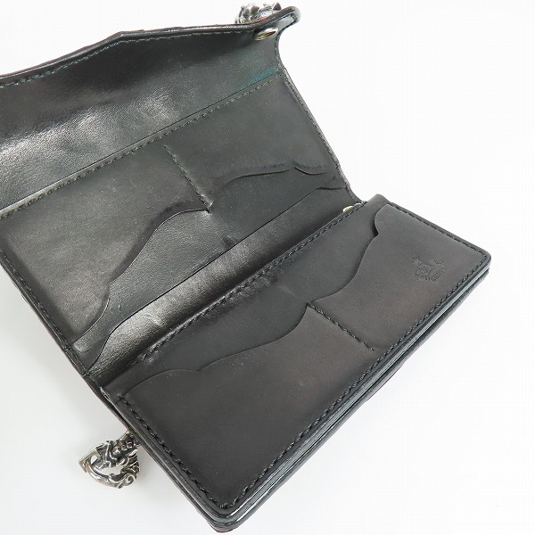 実際に弊社で買取させて頂いたFAL/エフエーエル ラッセルパイソン レザーウォレット/長財布の画像 3枚目