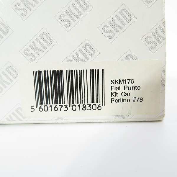 実際に弊社で買取させて頂いたSKID/スキッド 1/43 FIAT PUNTO KIT CAR PERLINO CEM #78/フィアット プントキットカー ペルリーノ ミニカーの画像 7枚目