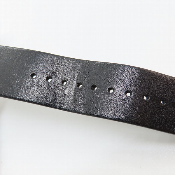 実際に弊社で買取させて頂いたSKAGEN×Playtype/スカーゲン×プレイタイプ SIGNATUR ブラックレザーウォッチ 腕時計 SKW6412の画像 4枚目