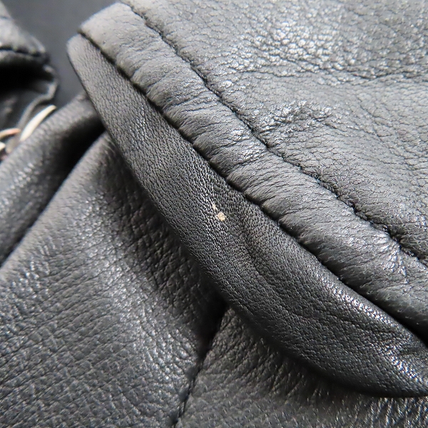 実際に弊社で買取させて頂いたSHELLAC/シェラック レザージャケット 270225 44の画像 6枚目