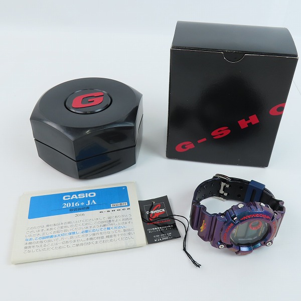 実際に弊社で買取させて頂いたG-SHOCK/Gショック FROGMAN フロッグマン 毒蛙 マジョーラカラー GW-201-6JF【動作未確認】の画像 4枚目