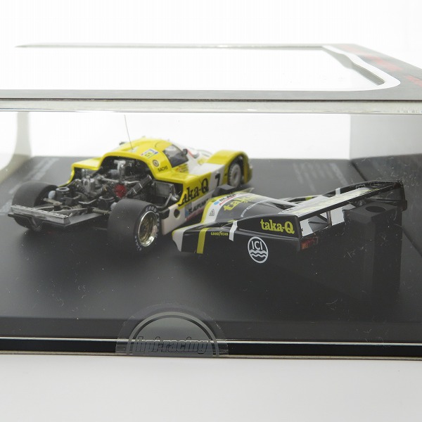 実際に弊社で買取させて頂いた【未開封】hpi-racing/エイチピーアイレーシング 1/43 PORSCHE 956 LH #7 taka-Q  Le Mans 1986 ポルシェ ルマン タカキューの画像 3枚目