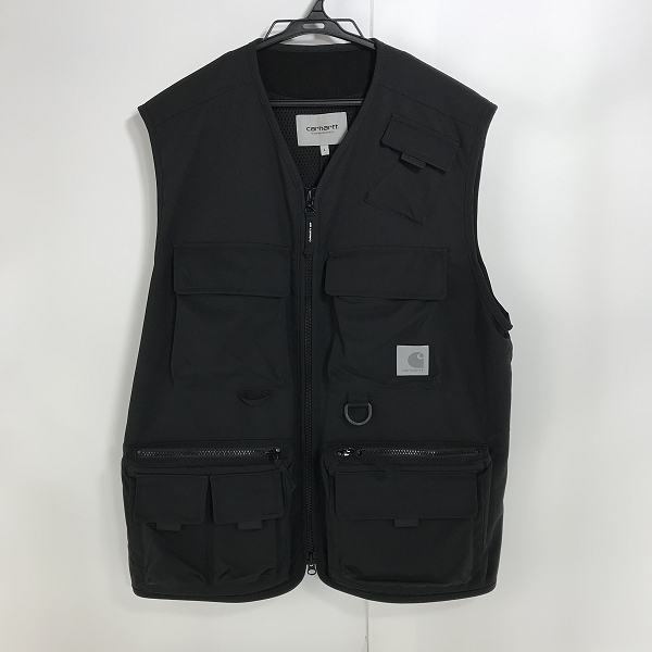 実際に弊社で買取させて頂いた【未使用】CarHartt/カーハート ELMWOOD VEST フィッシングベスト IO26023 ブラック /L