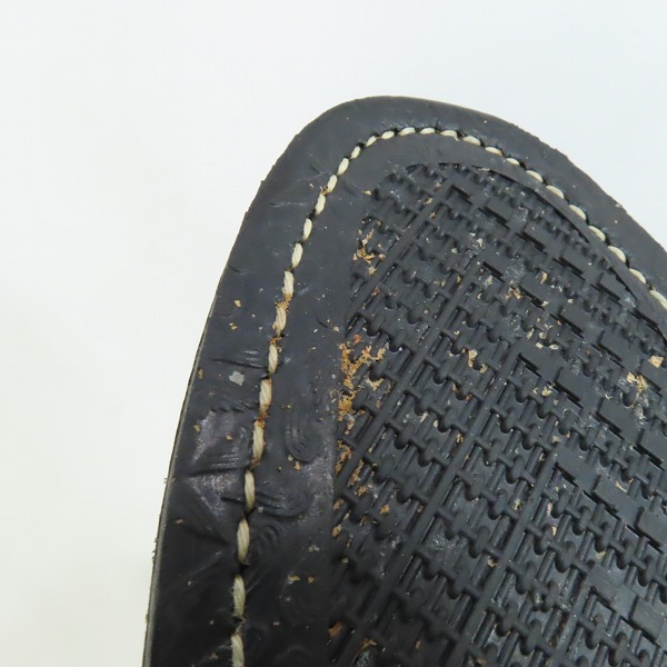 実際に弊社で買取させて頂いたRED WING/レッドウィング ペコスブーツ ブラック 8155/8.5Eの画像 6枚目