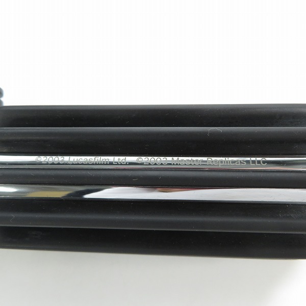 実際に弊社で買取させて頂いた【証明書付き】MR社/マスターレプリカ スターウォーズ EP2 メイス・ウィンドゥ ライトセーバー プロップレプリカ/SW-112の画像 5枚目