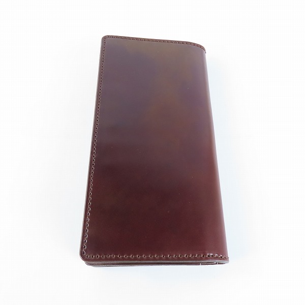 実際に弊社で買取させて頂いたFUNNY/ファニー CORDOVAN/コードバン ぼかし染め 長財布の画像 1枚目