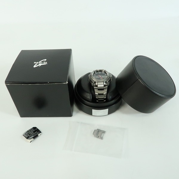 実際に弊社で買取させて頂いたG-SHOCK/Gショック MR-G デジアナコンビ チタン MRG-130T-1A【動作未確認】の画像 7枚目