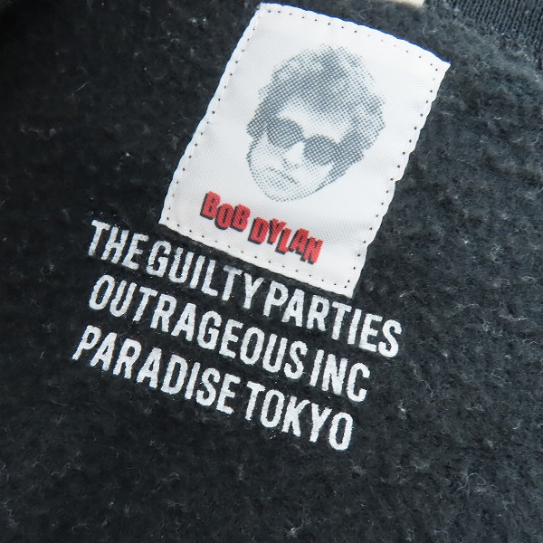 実際に弊社で買取させて頂いたWACKO MARIA × BOB DYLAN/ワコマリア × ボブディラン JERZEES/ジャージーズ スウェット BOBDYLAN-WM-SS02/Lの画像 3枚目