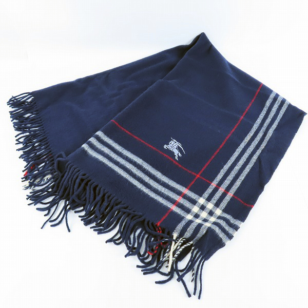 実際に弊社で買取させて頂いたBURBERRY/バーバリー チェック柄 ウールひざ掛け 