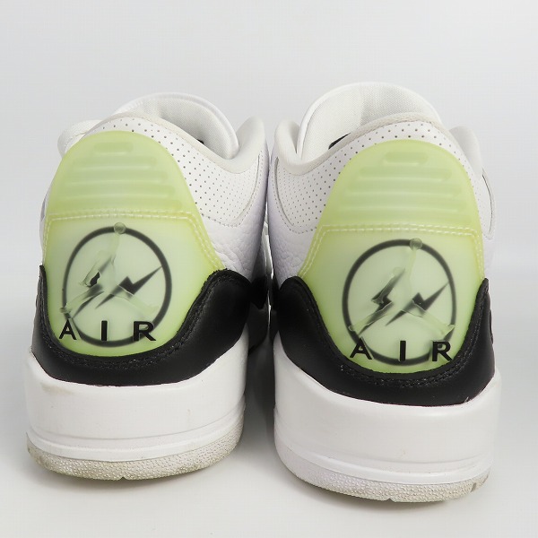 実際に弊社で買取させて頂いたFRAGMENT DESIGN×NIKE/フラグメントデザイン×ナイキ AIR JORDAN 3 エアジョーダン3 DA3595-100/26.5の画像 1枚目