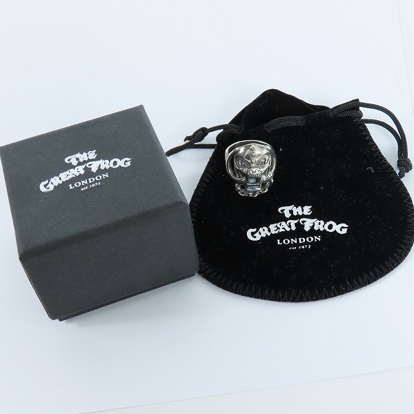 実際に弊社で買取させて頂いたTHE GREAT FROG/ザ グレートフロッグ オールドモーターヘッドリング GF-100 19-19.5号の画像 9枚目