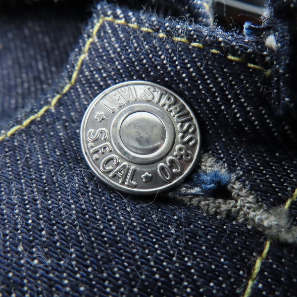 実際に弊社で買取させて頂いたLEVIS/リーバイス VINTAGE CLOTHING TYPE 2 JACKET デニムジャケット 1953 507XX/70507-0066/38の画像 8枚目