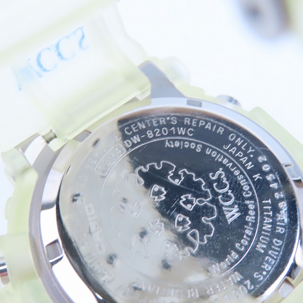 実際に弊社で買取させて頂いたG-SHOCK/Gショック W.C.C.S. FROGMAN/フロッグマン トリプルマンタ DW-8201WC-2T【動作未確認】の画像 3枚目