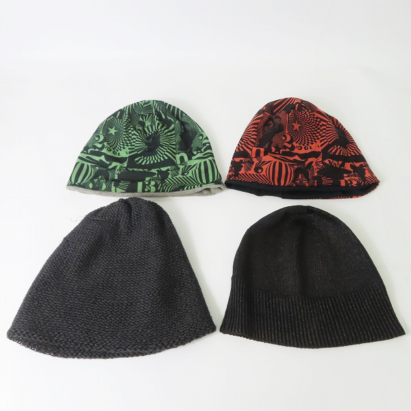 実際に弊社で買取させて頂いたCA4LA/カシラ ニット帽/ビーニー 4点セット