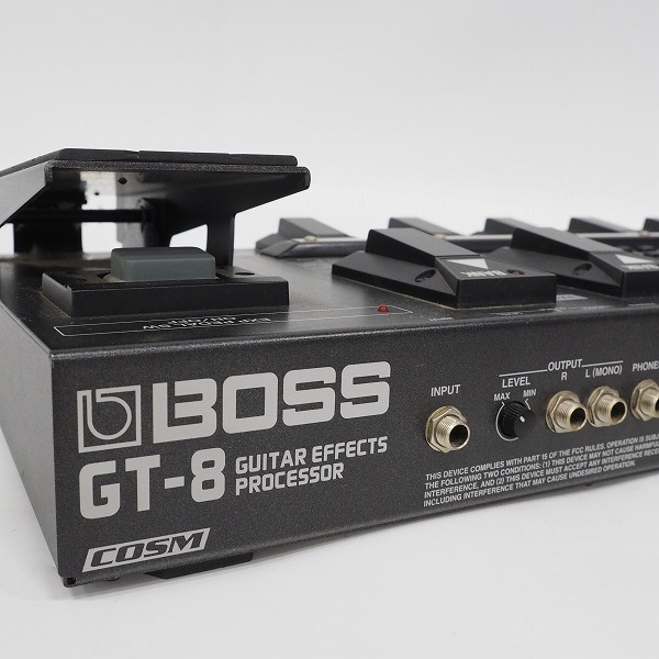実際に弊社で買取させて頂いた★【動作未確認】BOSS/ボス GT-8 GUITAR EFFECTS PROCESSOR ギター用マルチエフェクターの画像 4枚目