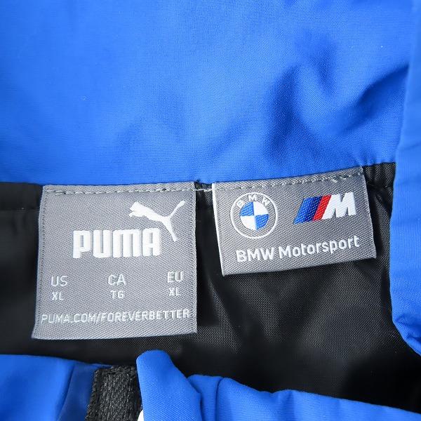 実際に弊社で買取させて頂いた【未使用】PUMA/プーマ BMW MMS Statement Woven Jacket/ステートメントウーブンジャケット 533315-04/XLの画像 2枚目