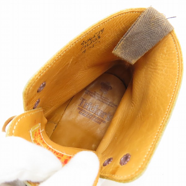 実際に弊社で買取させて頂いたTricker's/トリッカーズ MALTON/モルトン ウイングチップ ブーツ ブラウン M2508/9の画像 4枚目