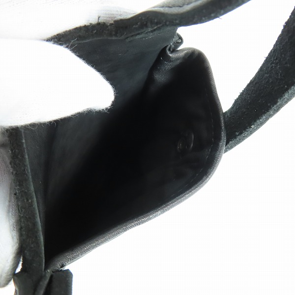 実際に弊社で買取させて頂いたBACKLASH/バックラッシュ レザー ウエストホルダー ブラック 92-04の画像 3枚目