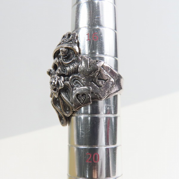 実際に弊社で買取させて頂いたF.A.L/FAL エフエーエルエフエーエル アナーキースマイル リング/18号の画像 7枚目