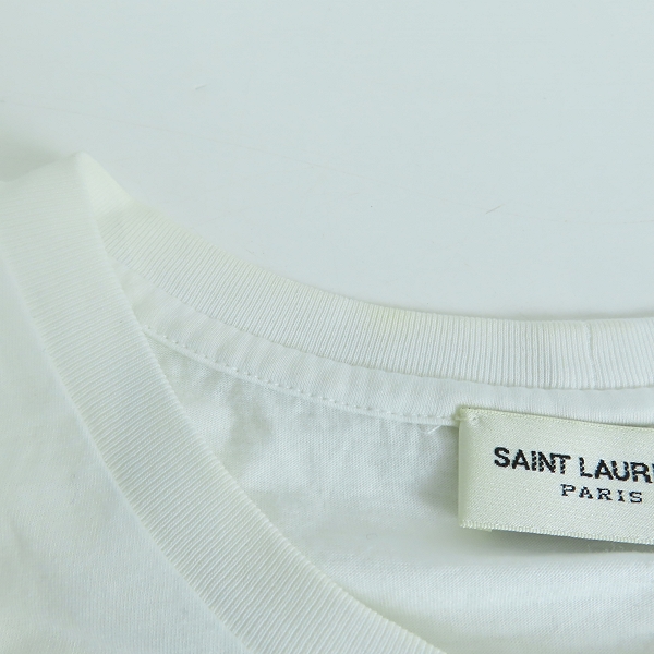 実際に弊社で買取させて頂いた【JPタグ】SAINT LAURENT/サンローラン Tシャツ/331099 Y2BC1/XSの画像 6枚目