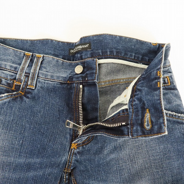 実際に弊社で買取させて頂いた【JPタグ】DOLCE&GABBANA/ドルチェ＆ガッバーナ /ドルガバ デニムパンツ G3S9FD/G8483/46の画像 2枚目