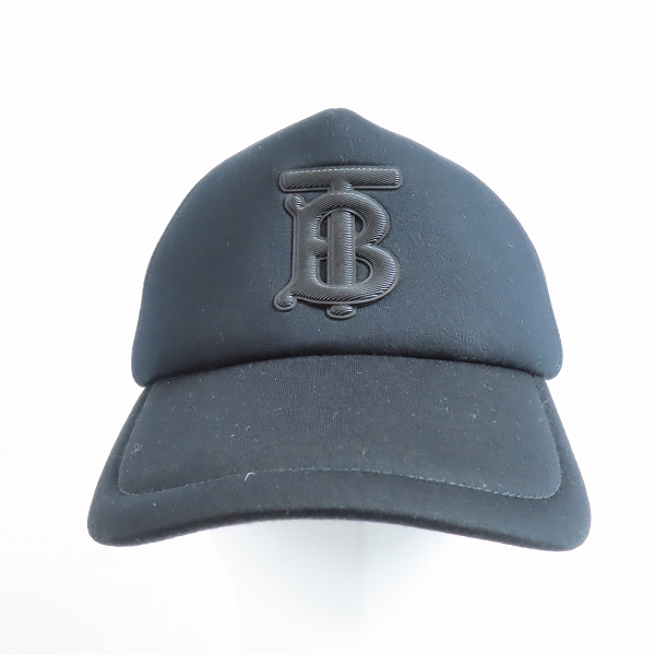 実際に弊社で買取させて頂いた【JPタグ】BURBERRY/バーバリー TBロゴ刺繍 ベースボールキャップ 8024037の画像 1枚目