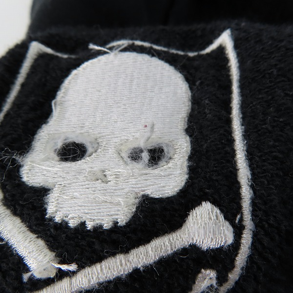 実際に弊社で買取させて頂いたHYDROGEN/ハイドロゲン H2J スカル刺繍 ジャケット/ブラック/Ｍの画像 8枚目