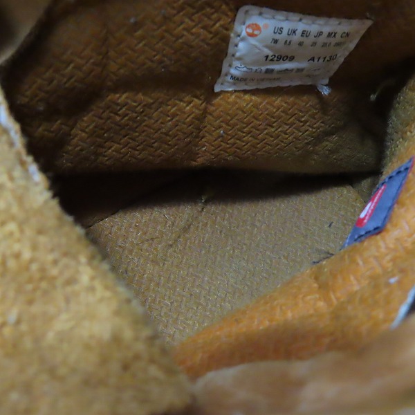 実際に弊社で買取させて頂いたTIMBERLAND/ティンバーランド 6inch PREMIUM BOOT 6インチ プレミアム ブーツ 12909 /25の画像 7枚目